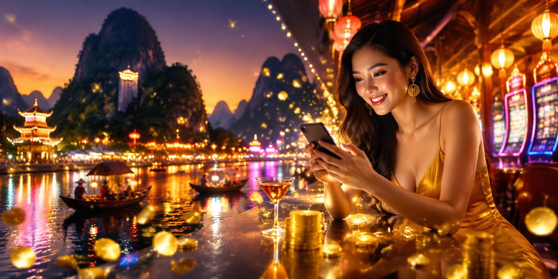 Người dùng trải nghiệm cược mobile tại chợ đêm Ninh Bình